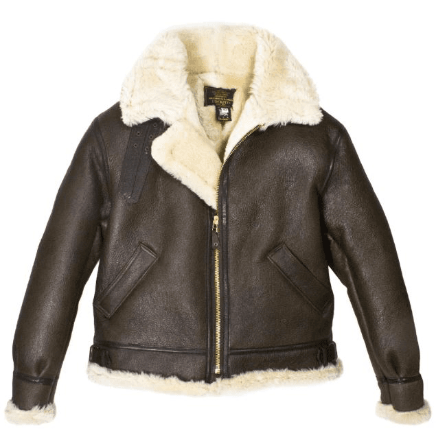 Pairo Men's Dark Brown B3 Flight Jacket thumbnail 1