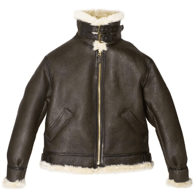 Pairo Men's Dark Brown B3 Flight Jacket thumbnail 2