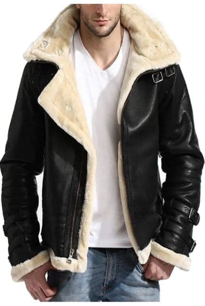 Pairo Men's Winter Hood B3 Aviator Jacket thumbnail 3