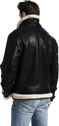 Pairo Men's Winter Hood B3 Aviator Jacket thumbnail 4