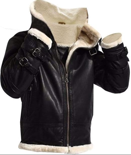 Pairo Men's Winter Hood B3 Aviator Jacket thumbnail 5