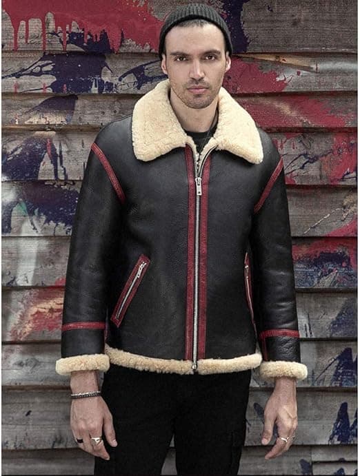 Pairo Men's Heavy weight B3 Bomber Jacket thumbnail 3