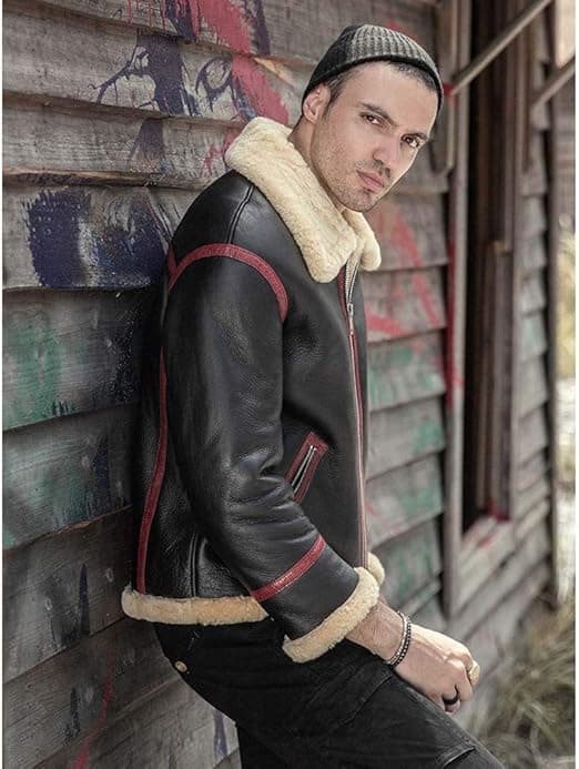Pairo Men's Heavy weight B3 Bomber Jacket thumbnail 4