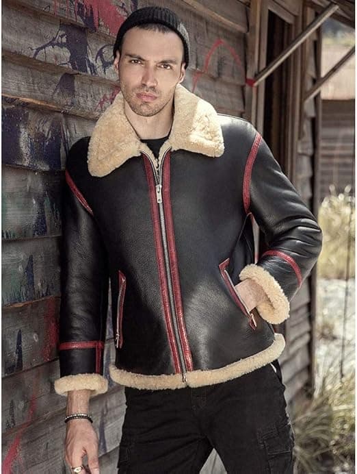 Pairo Men's Heavy weight B3 Bomber Jacket thumbnail 5
