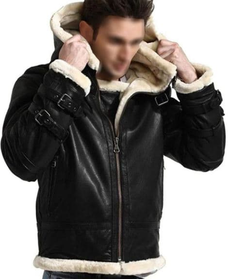 Pairo Men's Winter Hood B3 Aviator Jacket