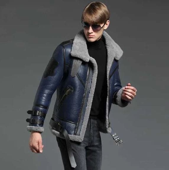 Pairo Men's Grey B3 Flight Jacket