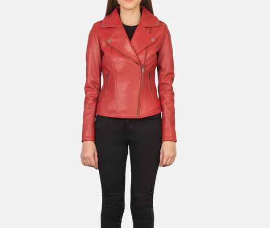 woman biker jacket thumbnail 4