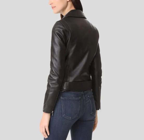 woman leather jacket thumbnail 4