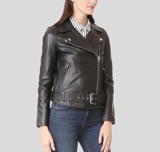 woman leather jacket thumbnail 5