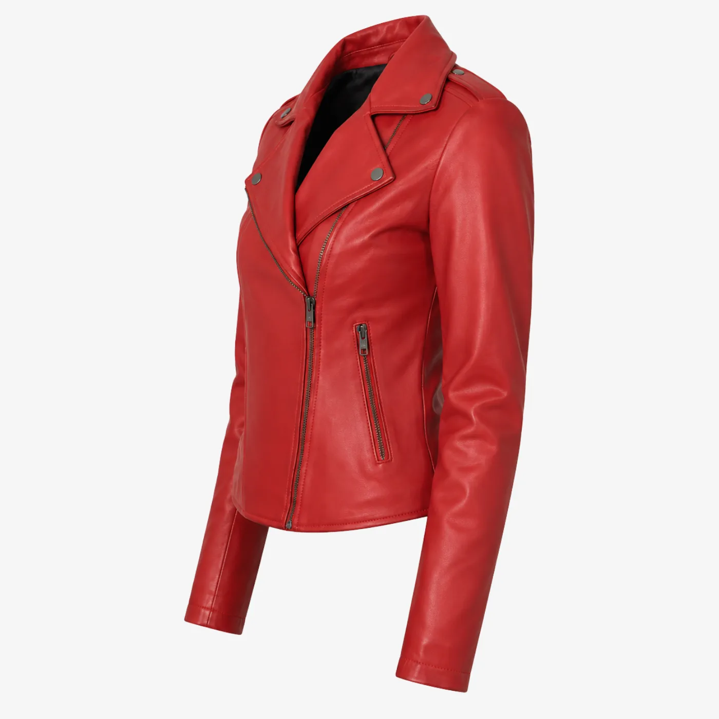 Red Biker Jacket