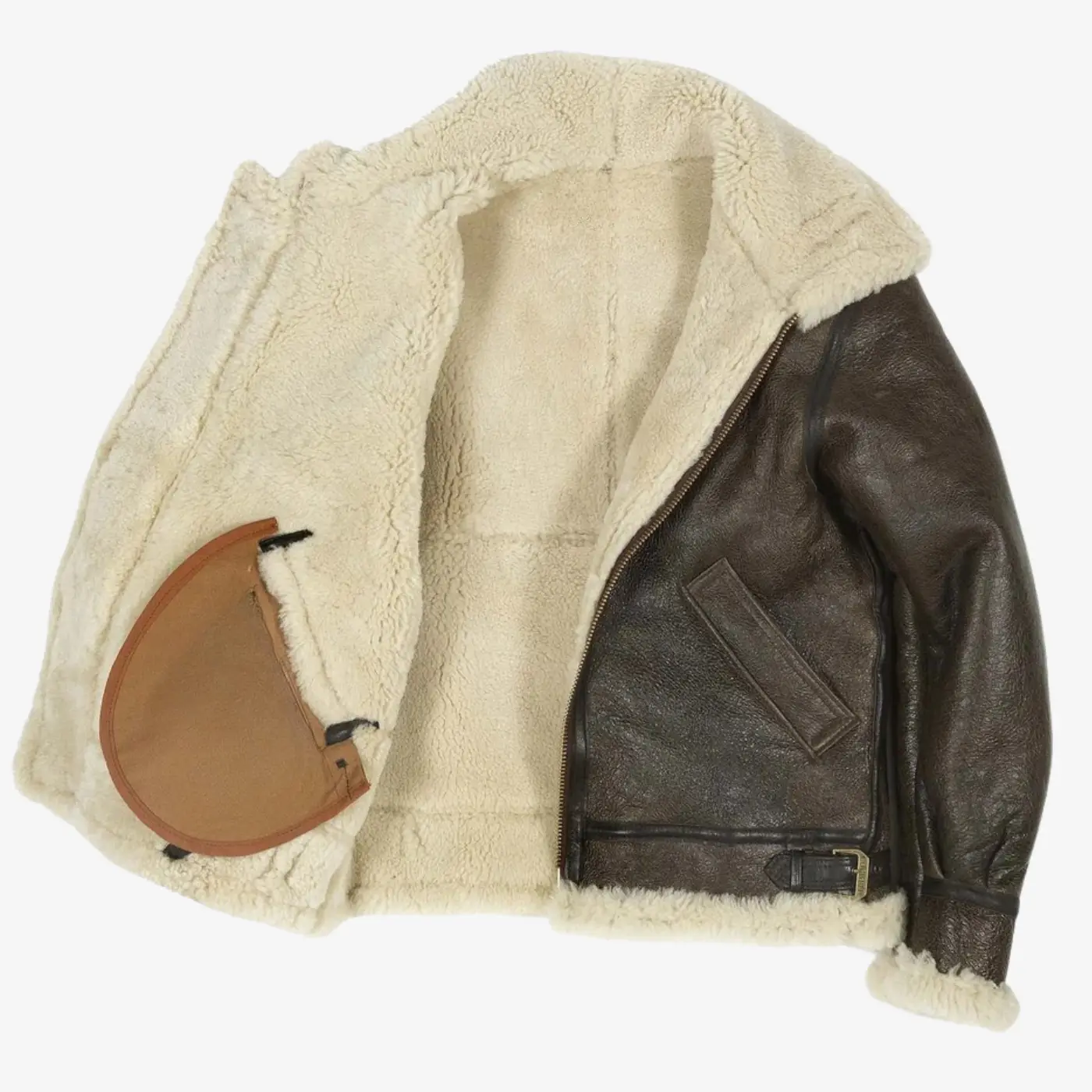 Men Bomber Leather Jacket