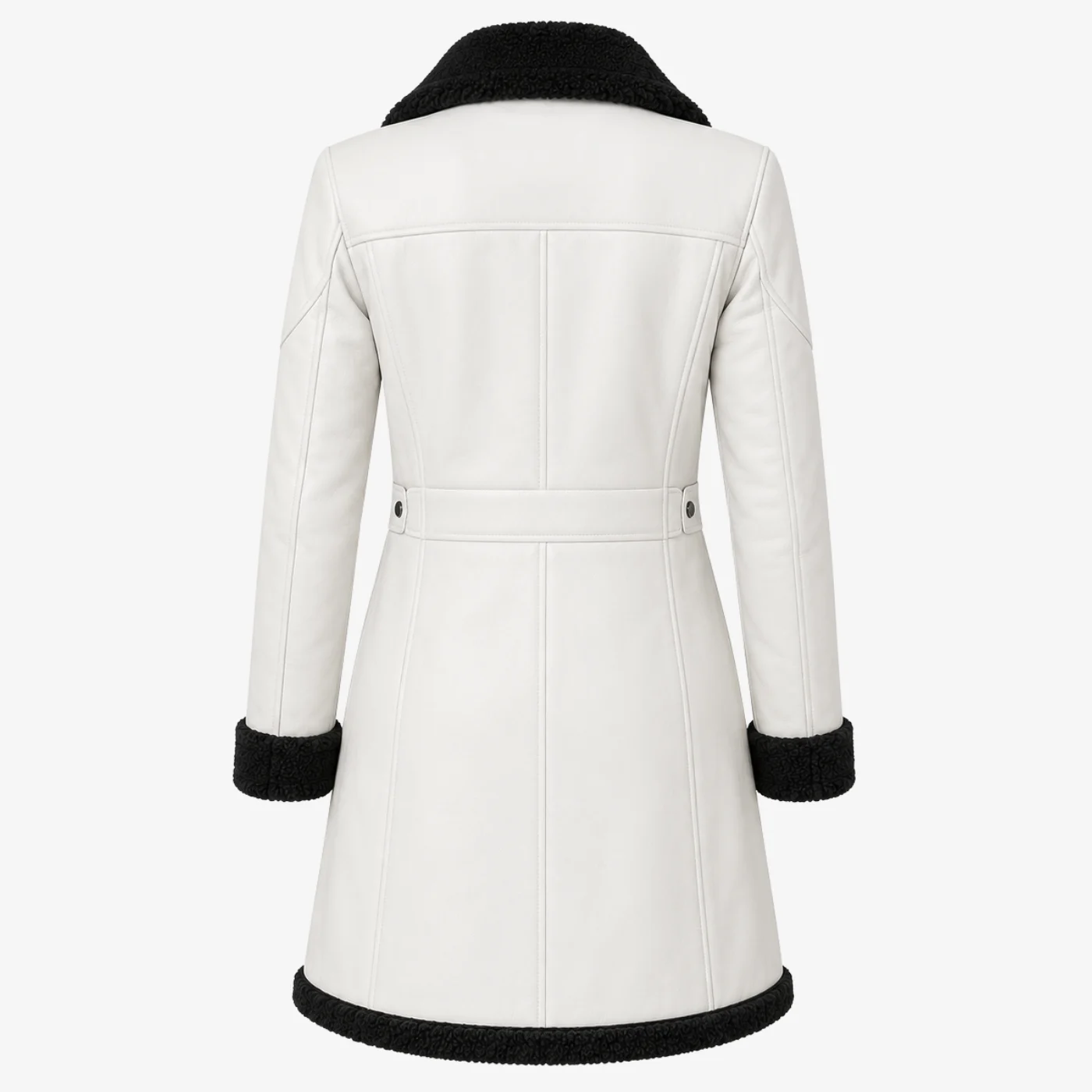 Shearling Trench Coat for Women