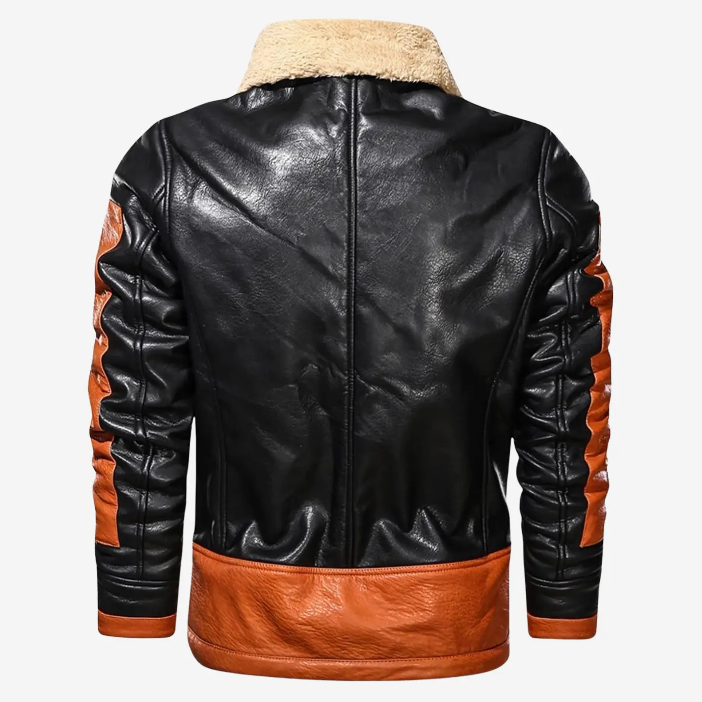 Men Baseball Black Jacket