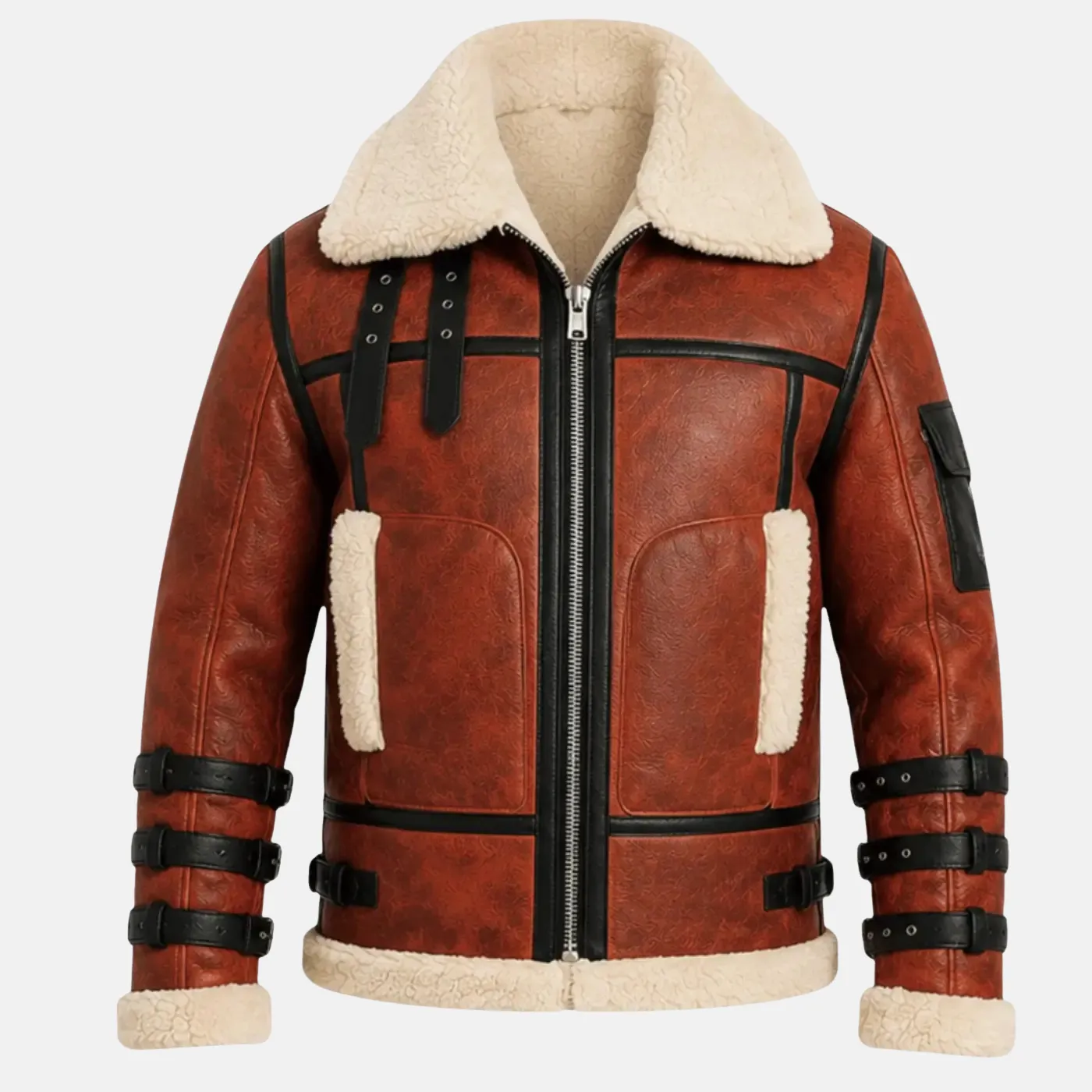 Men B6 Leather Jacket