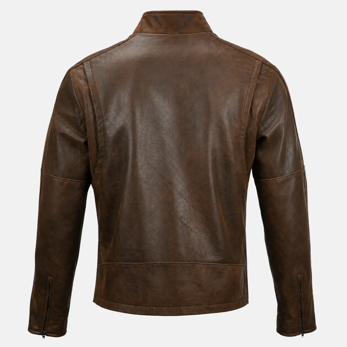 Jack Reacher Brown Leather Jacket thumbnail 3