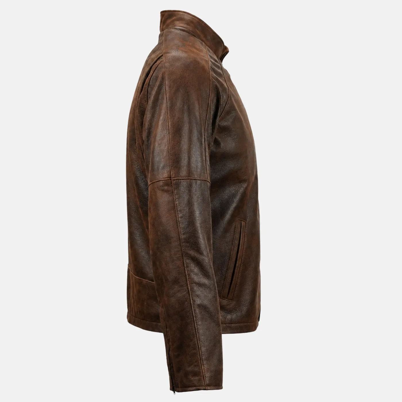 Jack Reacher Brown Leather Jacket thumbnail 2