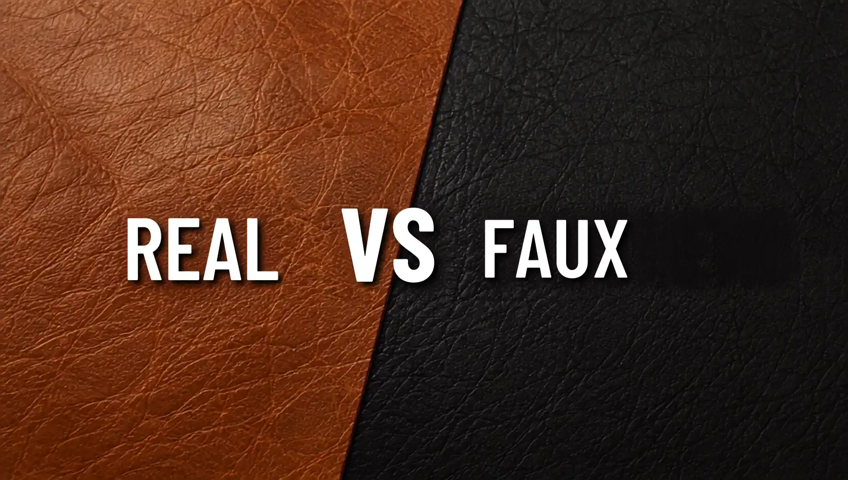 Faux Leather vs Real Leather