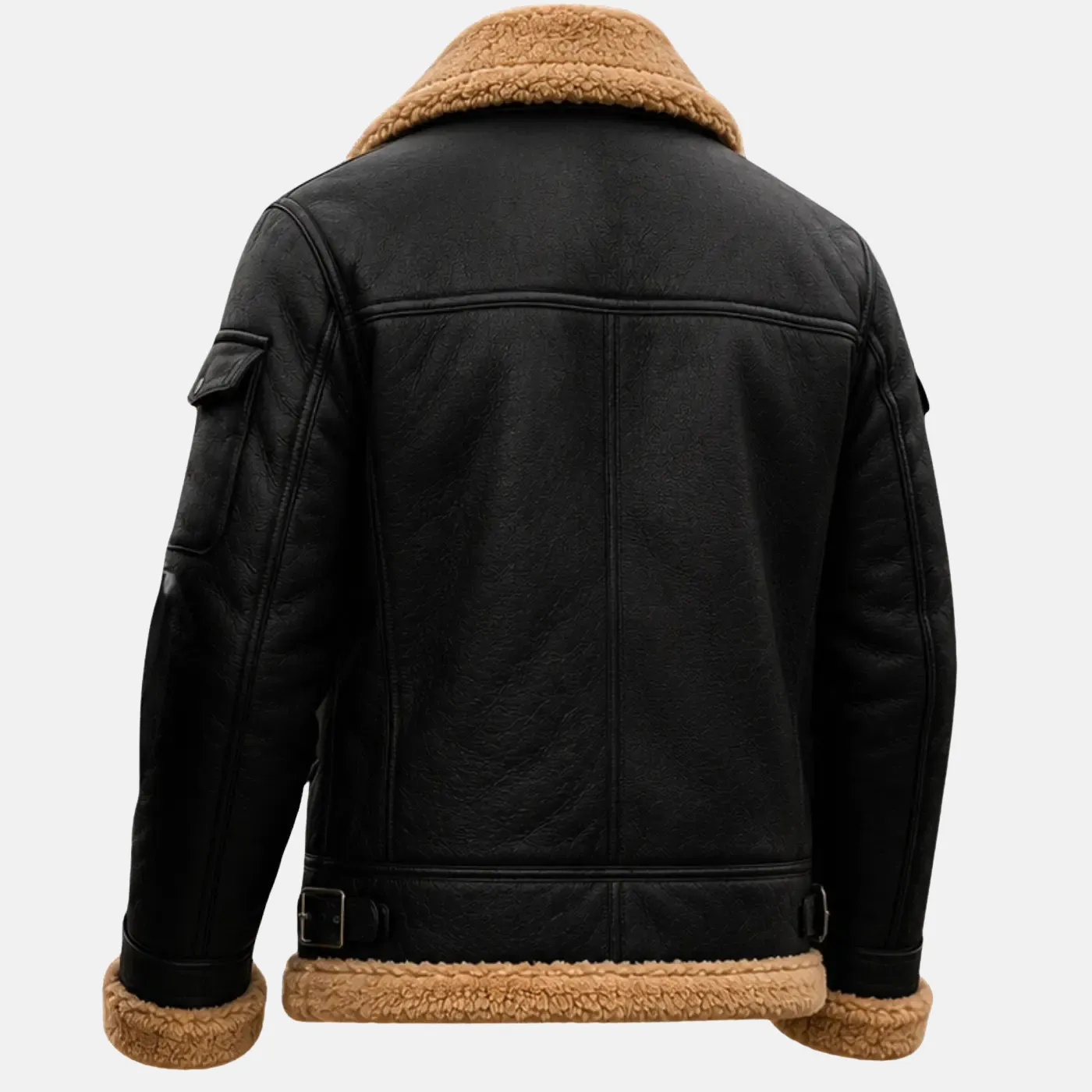 Black Leather Jacket for Men