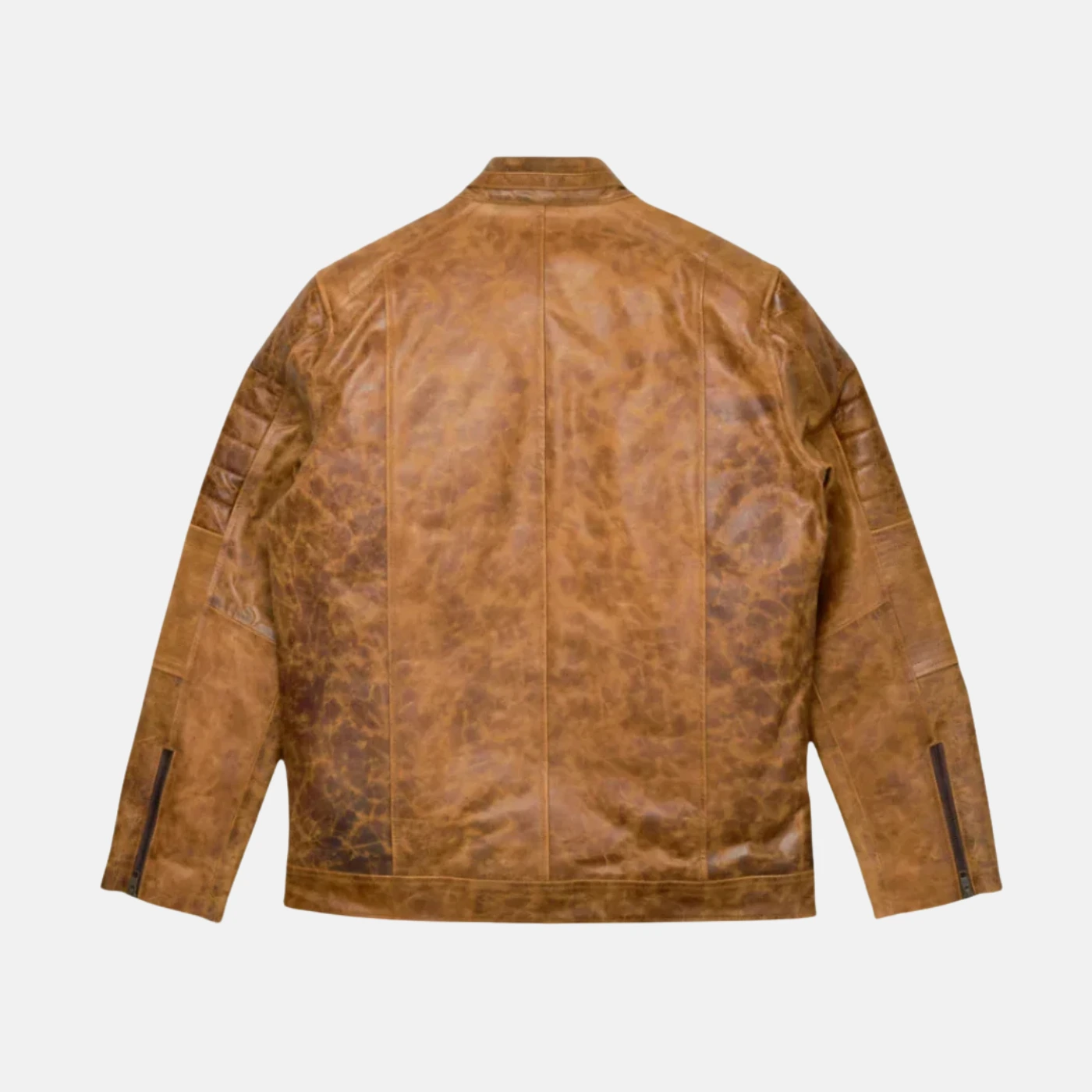 mens distressed leather jacket