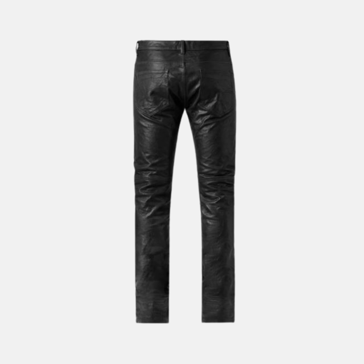 mens leather jeans
