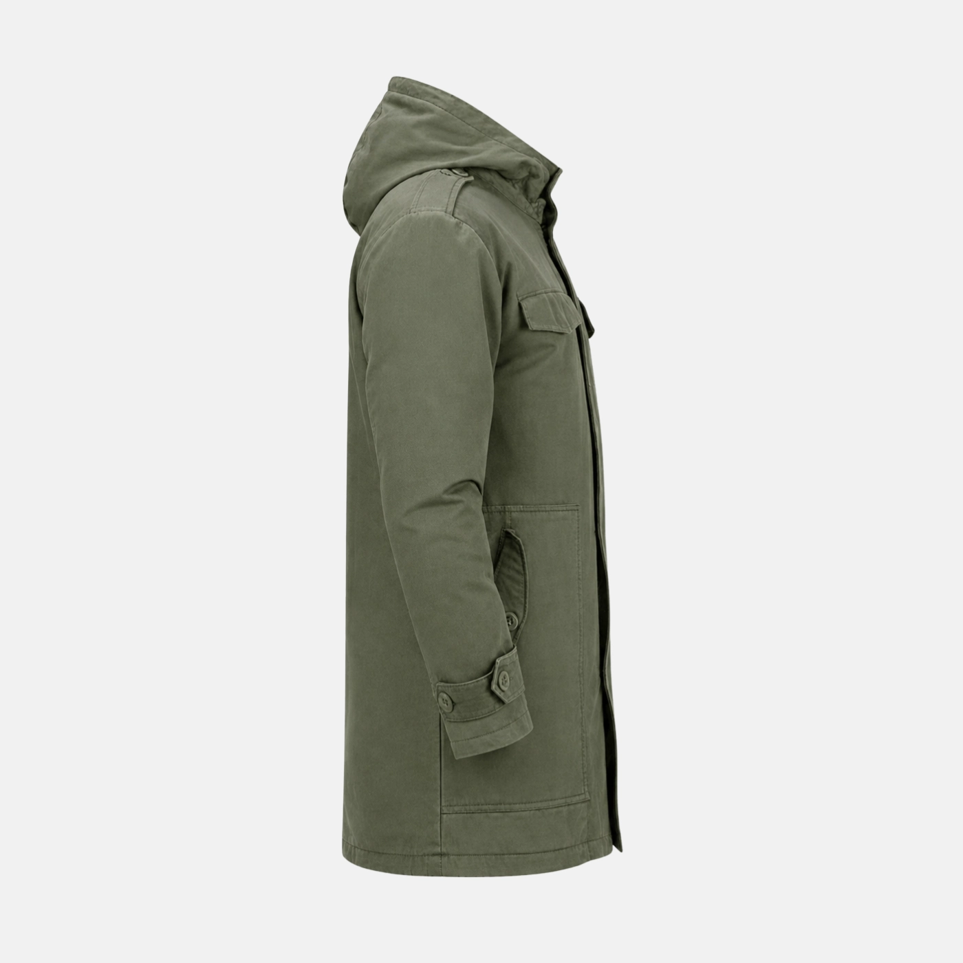 hooded parka jacket men