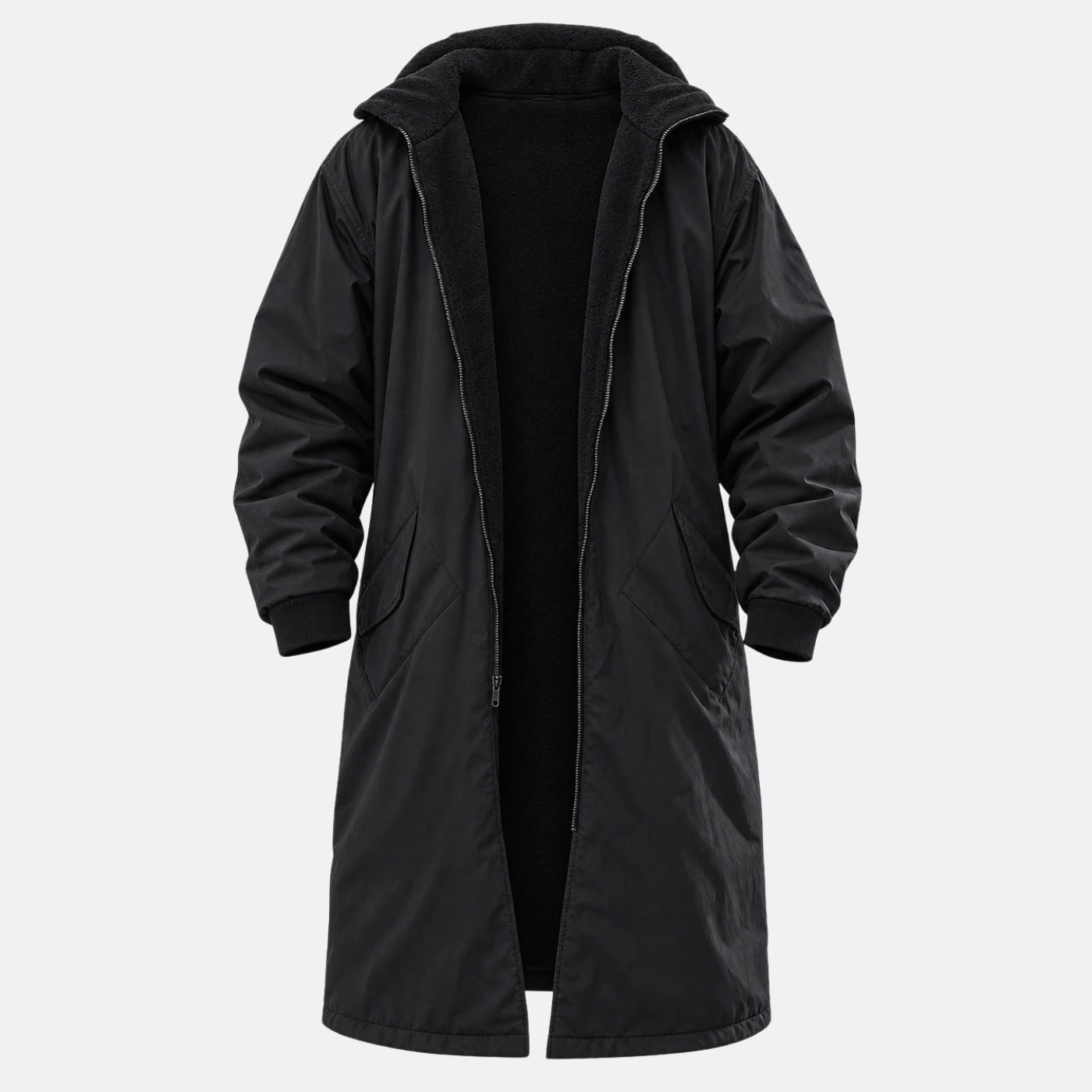 Good Fortune Keanu Reeves black coat