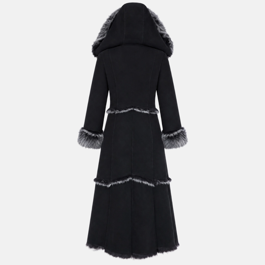 Black Shearling Coat